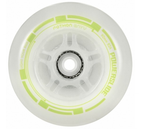 Powerslide Wheels Fothon Envy 76mm 82a green LED