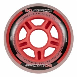 Powerslide Wheels One 76mm with Bearings/Spacer 8-Pack