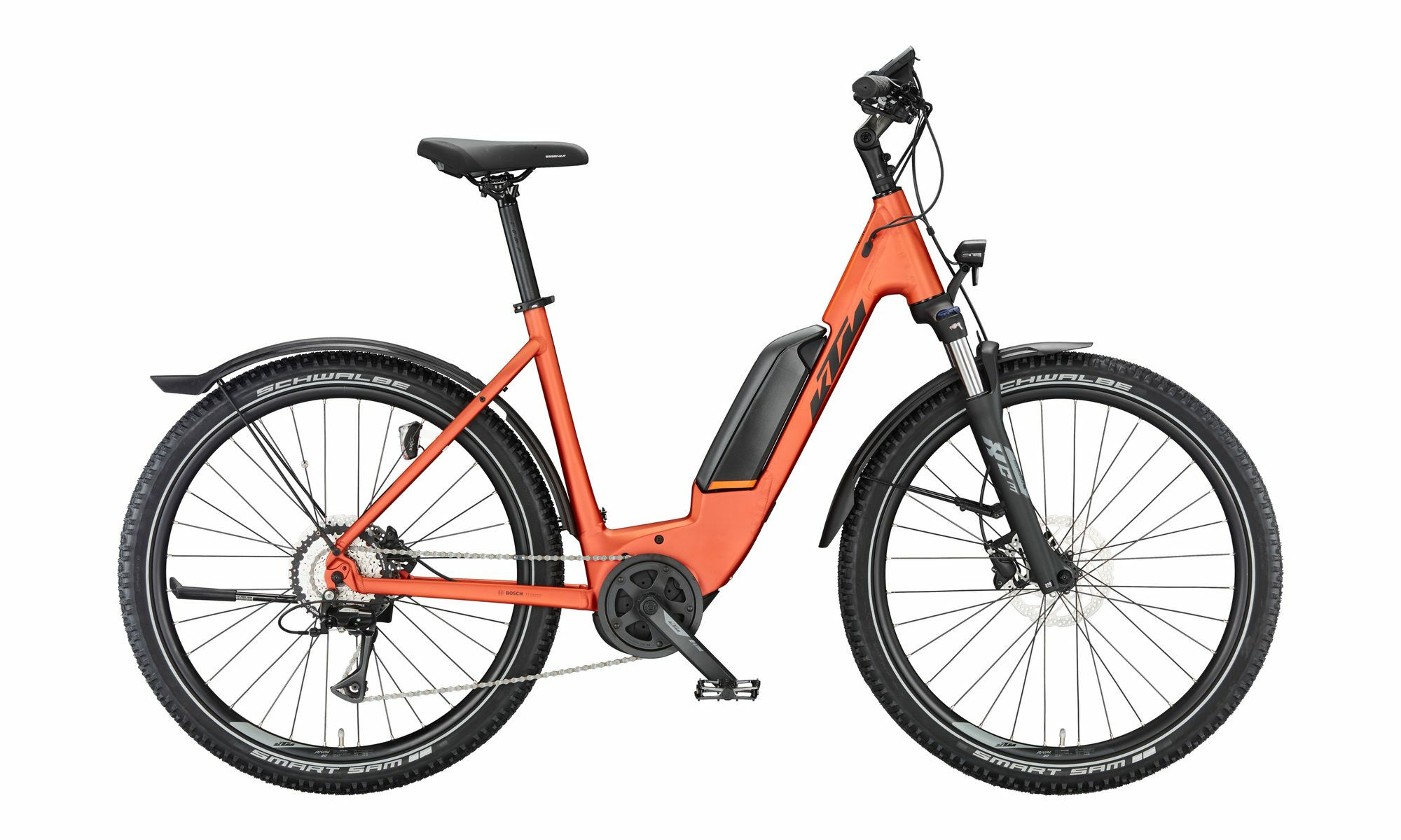 KTM MACINA AERA P571 STREET burnt orange matt (black+orange) 2023 27,5"; 500 Wh W...