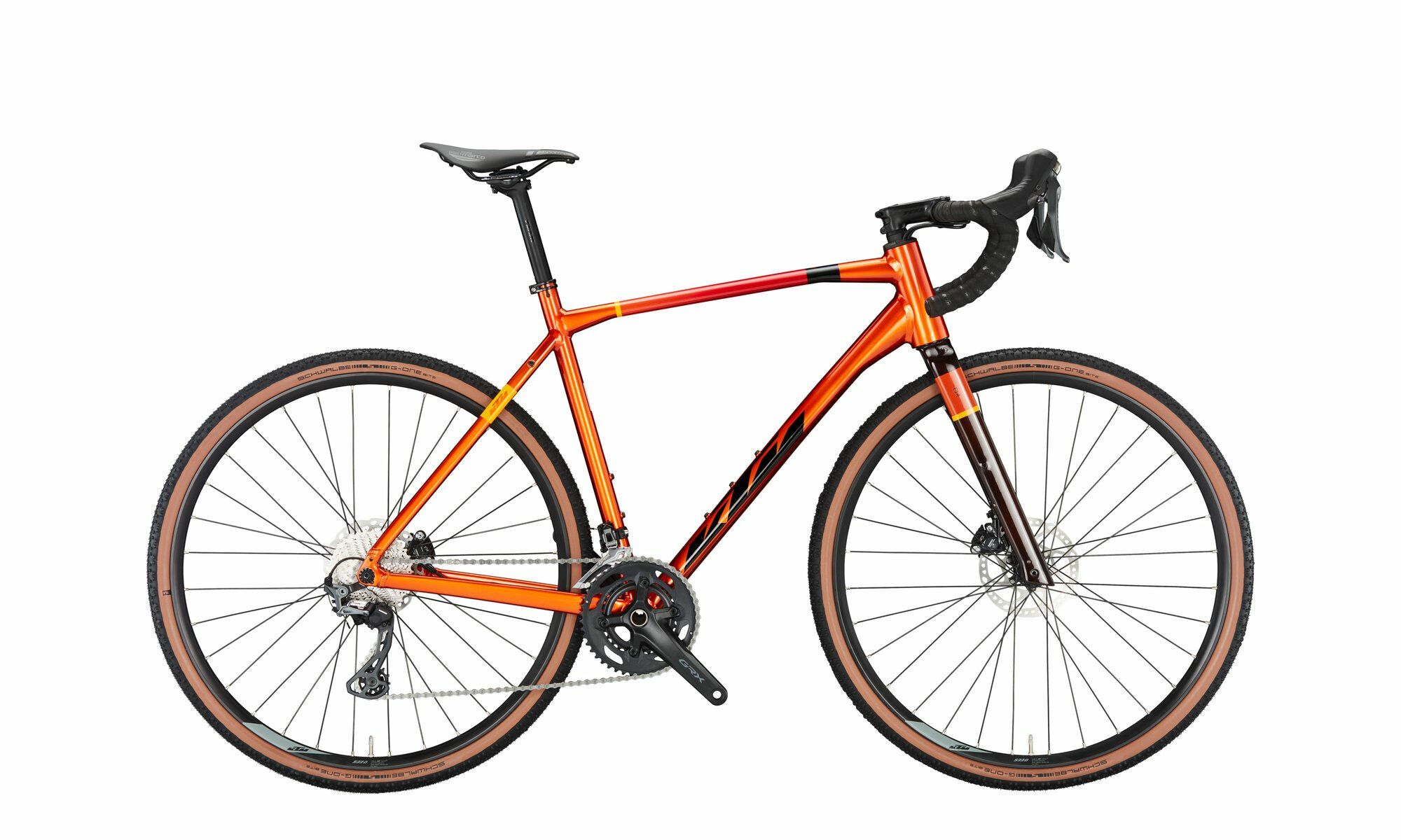 KTM X-STRADA 10 burnt orange (black+red+yellow) 2023 28"; Diamant