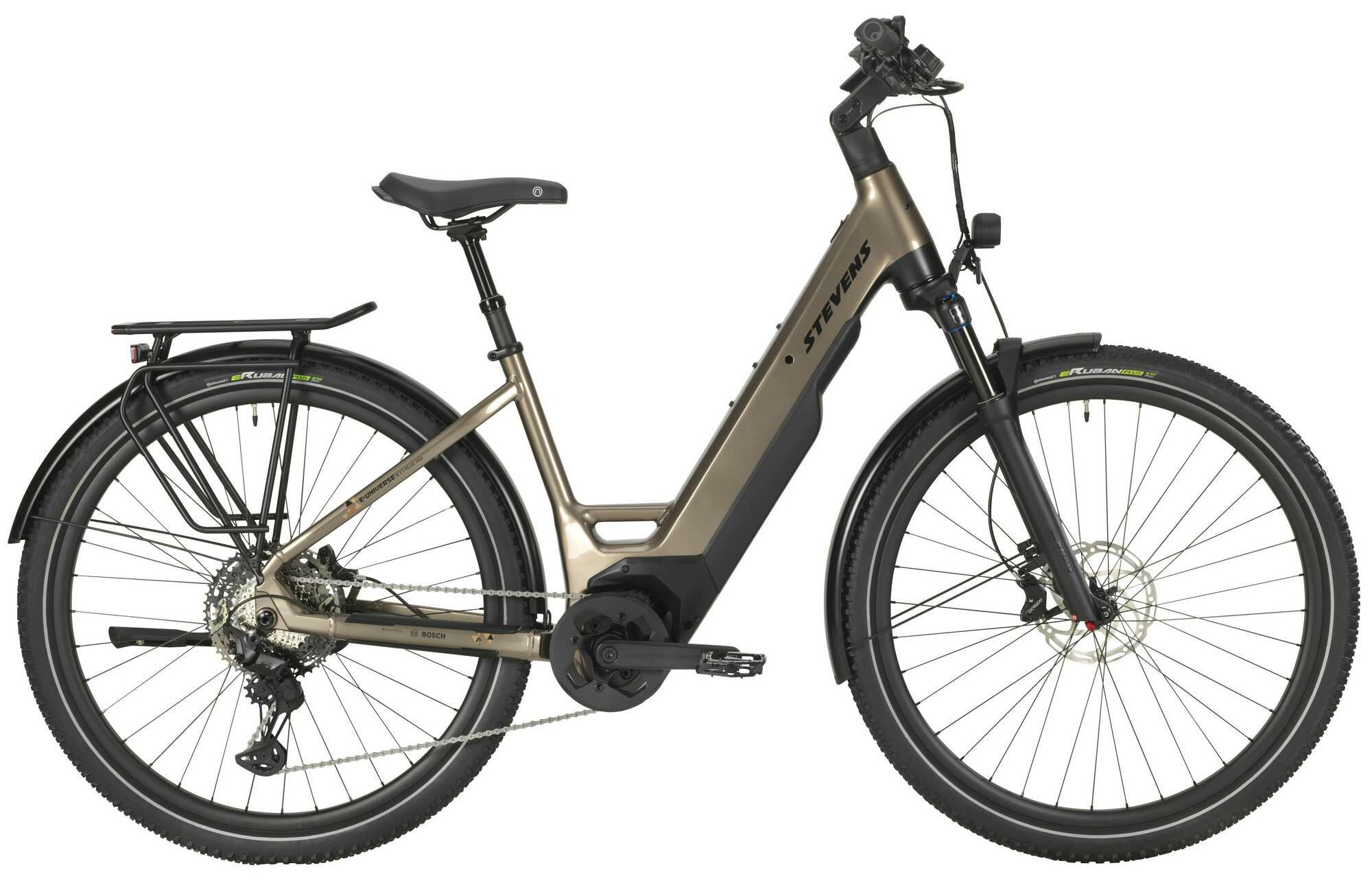 Stevens E-Universe 9.7.1 Plus FEQ Honey Brown 2023 28"; 725 Wh Wave