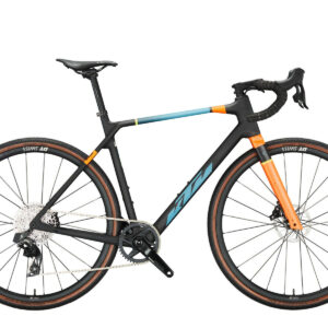 KTM X-STRADA MASTER carbon matt (pale orange+blue+lemon) 2023 28"; Diamant