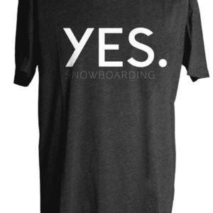 YES Snowboarding T-Shirt black