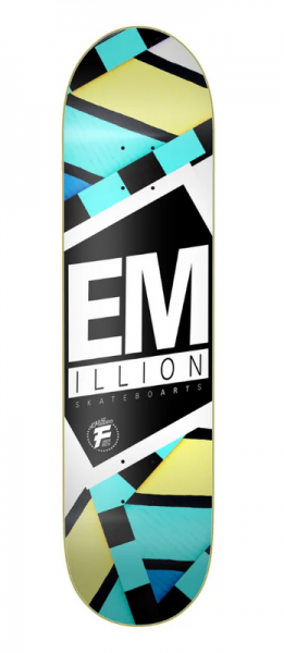 EMillion Skateboard Deck Fibertech Vivid II 8.0''