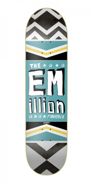 EMillion Skateboard Deck Fibertech Exodus Pro Mizurov 8.0''