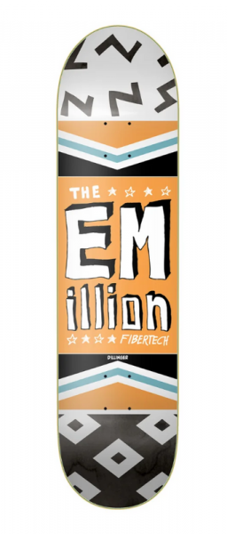 EMillion Skateboard Deck Fibertech Exodus Pro Dillinger 8.125''