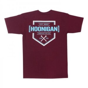 Hoonigan T-Shirt Bracket burgundy