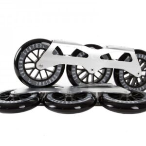 GC TriSkate Frame V2 125mm 85A Complete Setup silver