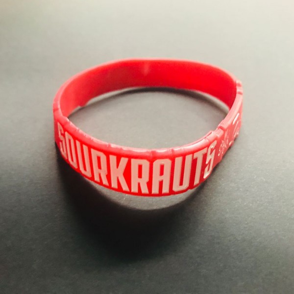 Sourkrauts Silikon Armband V3 rot