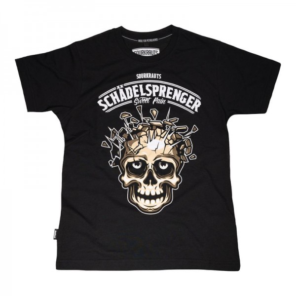 Sourkrauts T-Shirt Schädelsprenger black