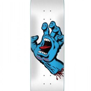 Santa Cruz Skateboard Deck Screaming Hand white 8.25''