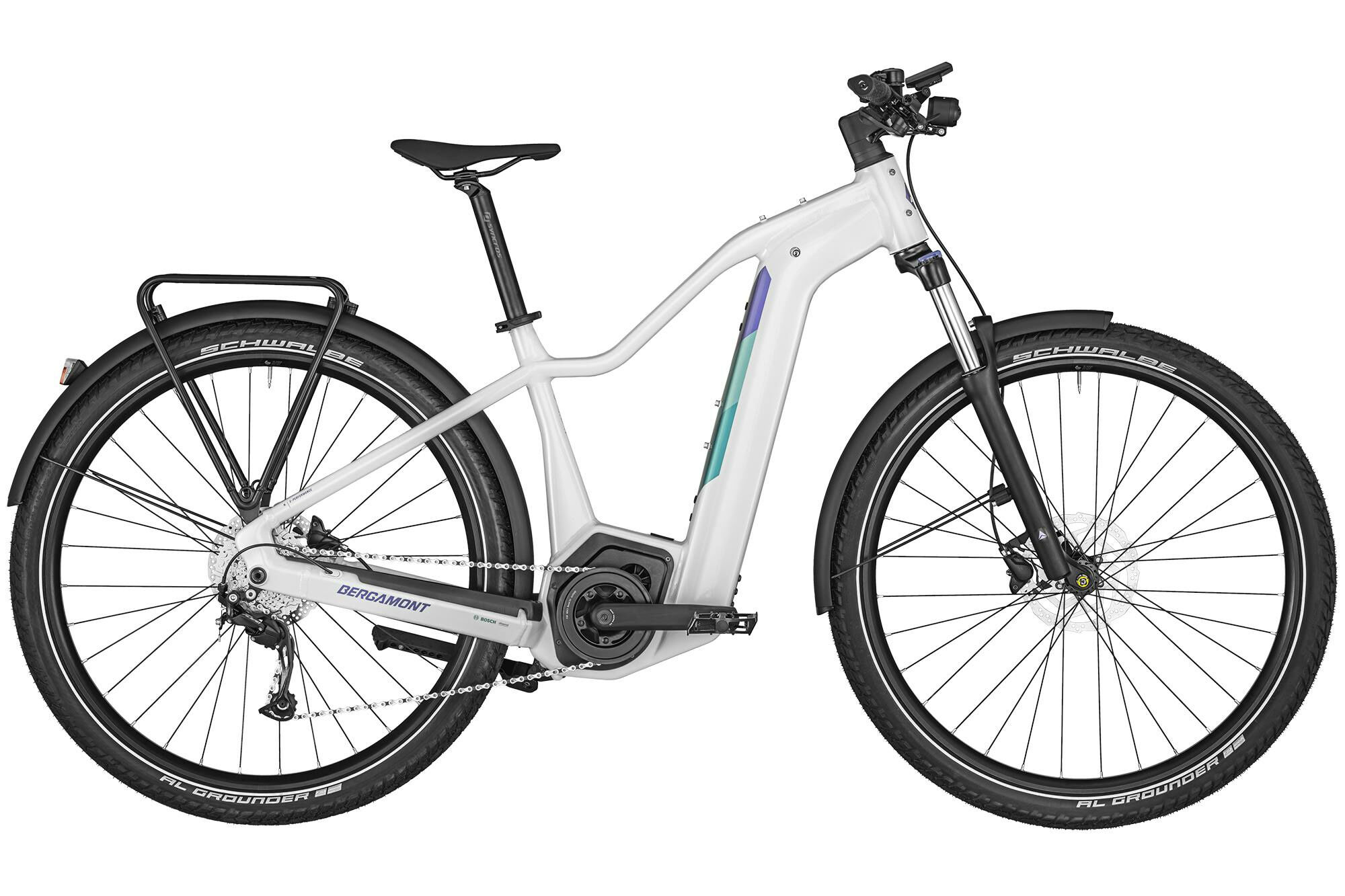 Bergamont E-Revox Edition FMN EQ shiny white 2024 29"; 500 Wh Trapez