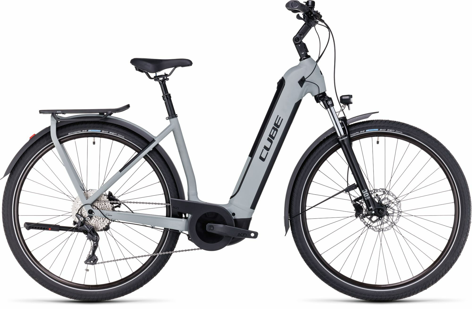 Cube Kathmandu Hybrid ONE 750 swampgrey´n´black 2024 28"; 750 Wh Wave