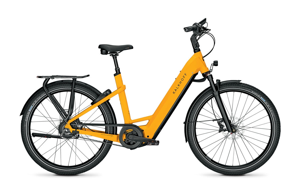 Kalkhoff IMAGE 7.B EXCITE+ yellow matt 2022 27,5"; 750 Wh Wave