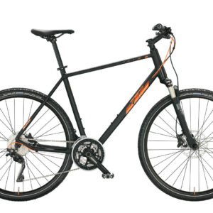 KTM X-LIFE 1964 CROSS black matt (chrome orange+chrome) 2022 28"; Diamant