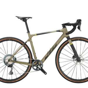 KTM X-STRADA ELITE olive grey matt (black+yellow) 2023 28"; Diamant