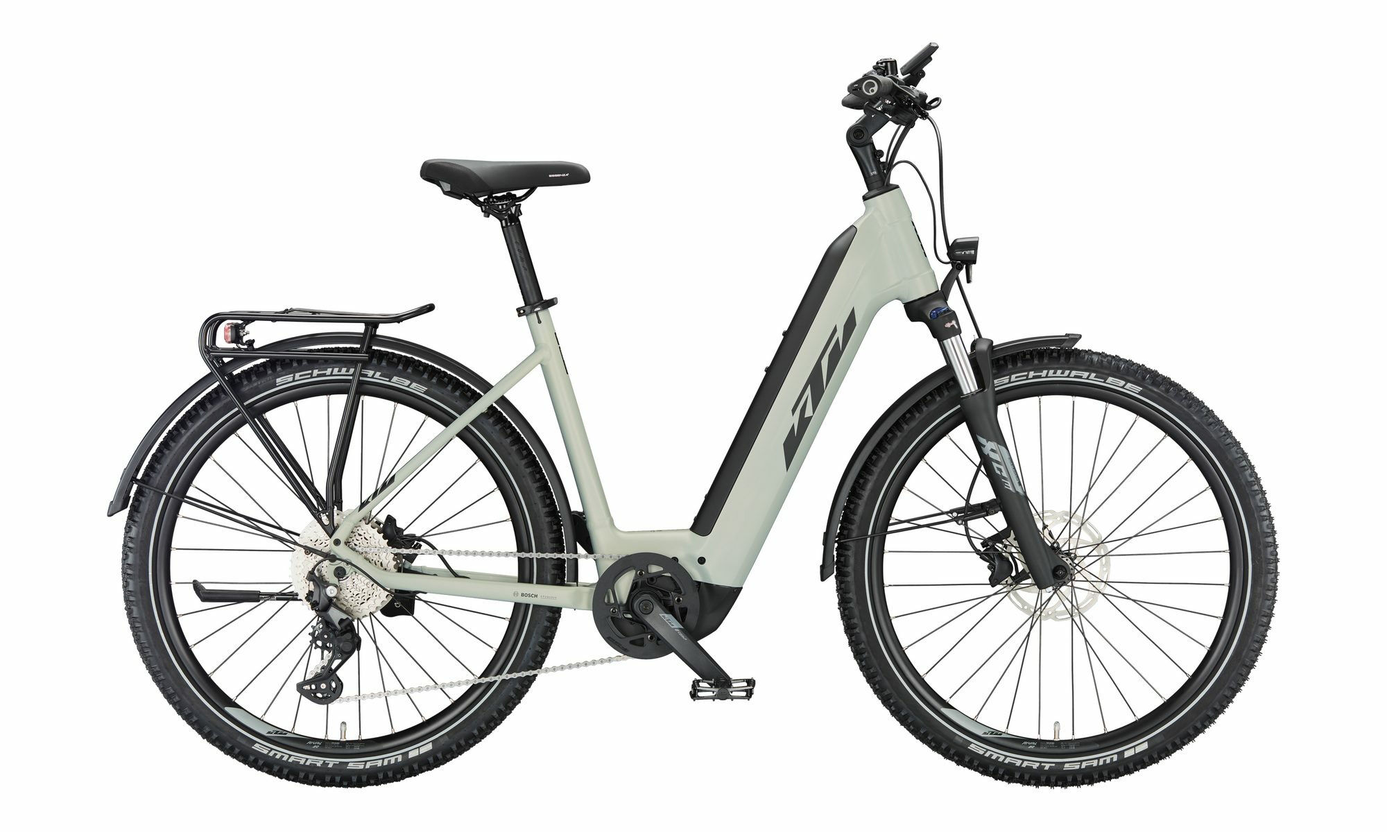 KTM MACINA AERA 571 LFC dew silver matt (black+orange) 2023 27,5"; 500 Wh Wave