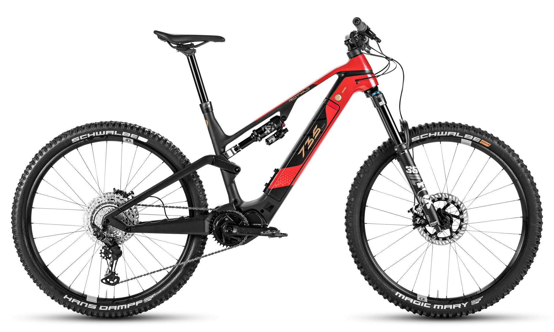 Rotwild R.X735 CORE RED METALLIC 2022 29"; 720 Wh Diamant