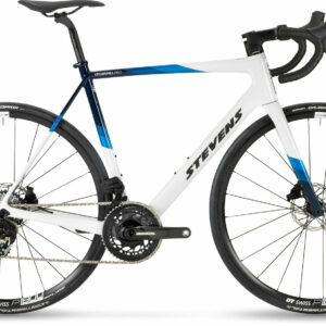 Stevens Izoard Pro Disc Carrara White Blue 2023 28"; Diamant