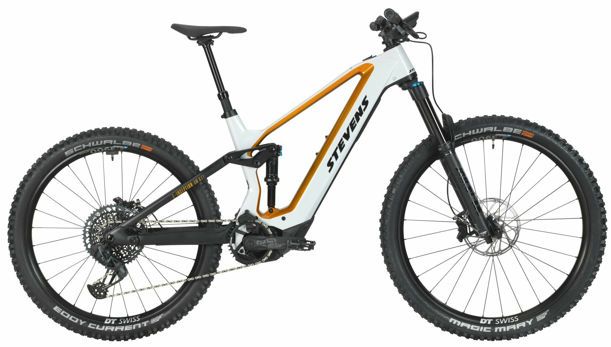 Stevens E-Inception AM 8.7.1 GTF Sunset Gold White 2022 29";/27,5"; 750 Wh Diamant