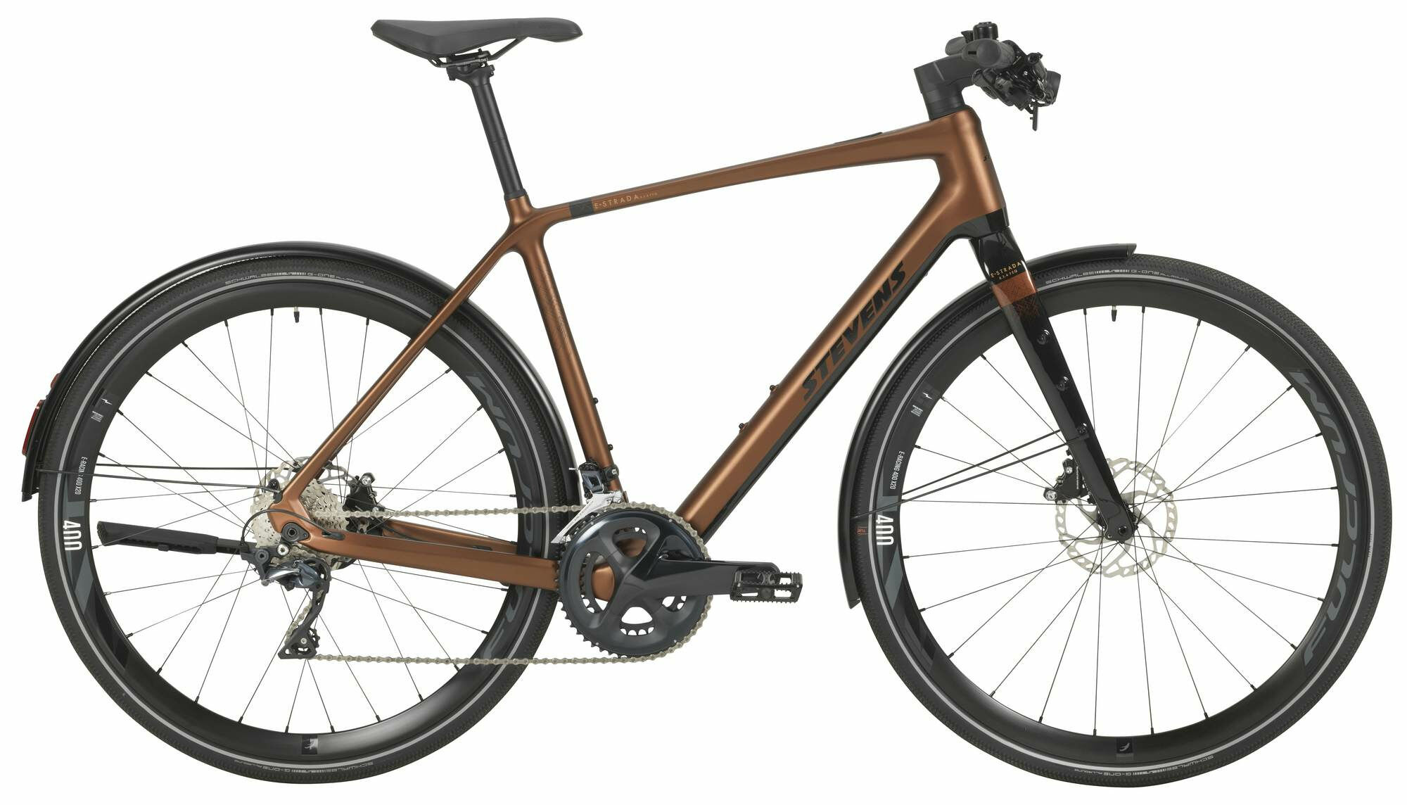 Stevens E-Strada 8.3.4 Bronze Black 2023 28"; 236 Wh Diamant