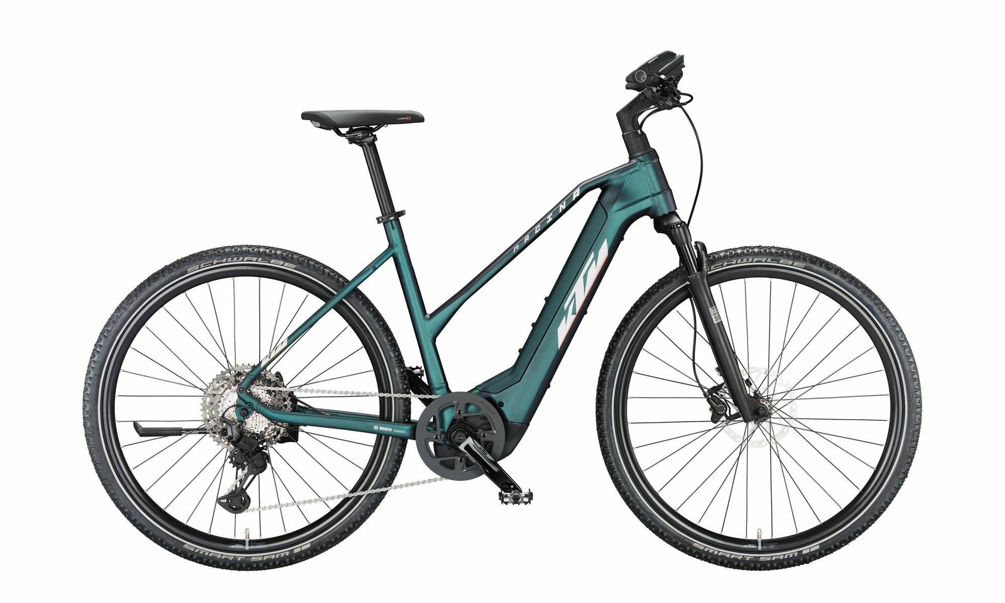 KTM MACINA CROSS 710 green purple flip matt (silver+orange) 2023 28"; 750 Wh Trap...