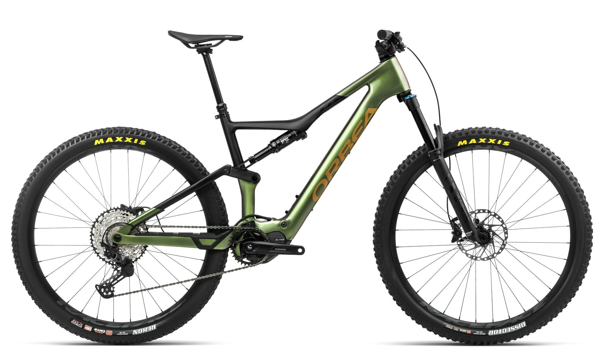 Orbea Rise M20 Chameleon Goblin Green (Gloss)-Black (Matt) 2024 29"; 360 Wh Diama...