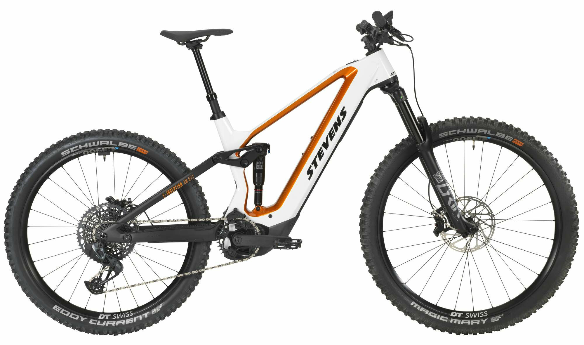 Stevens E-Inception AM 8.7.1 GTF Sunset Gold White 2023 29";/27,5"; 750 Wh Diamant