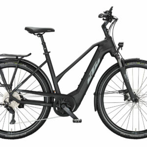 KTM MACINA TOUR CX 610 black matt (grey+yellow) 2023 28"; 625 Wh Trapez