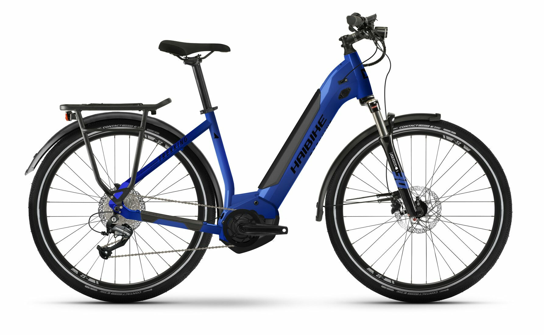 Haibike Trekking 4 gloss matte blue/black 2022 27,5"; 500 Wh Wave