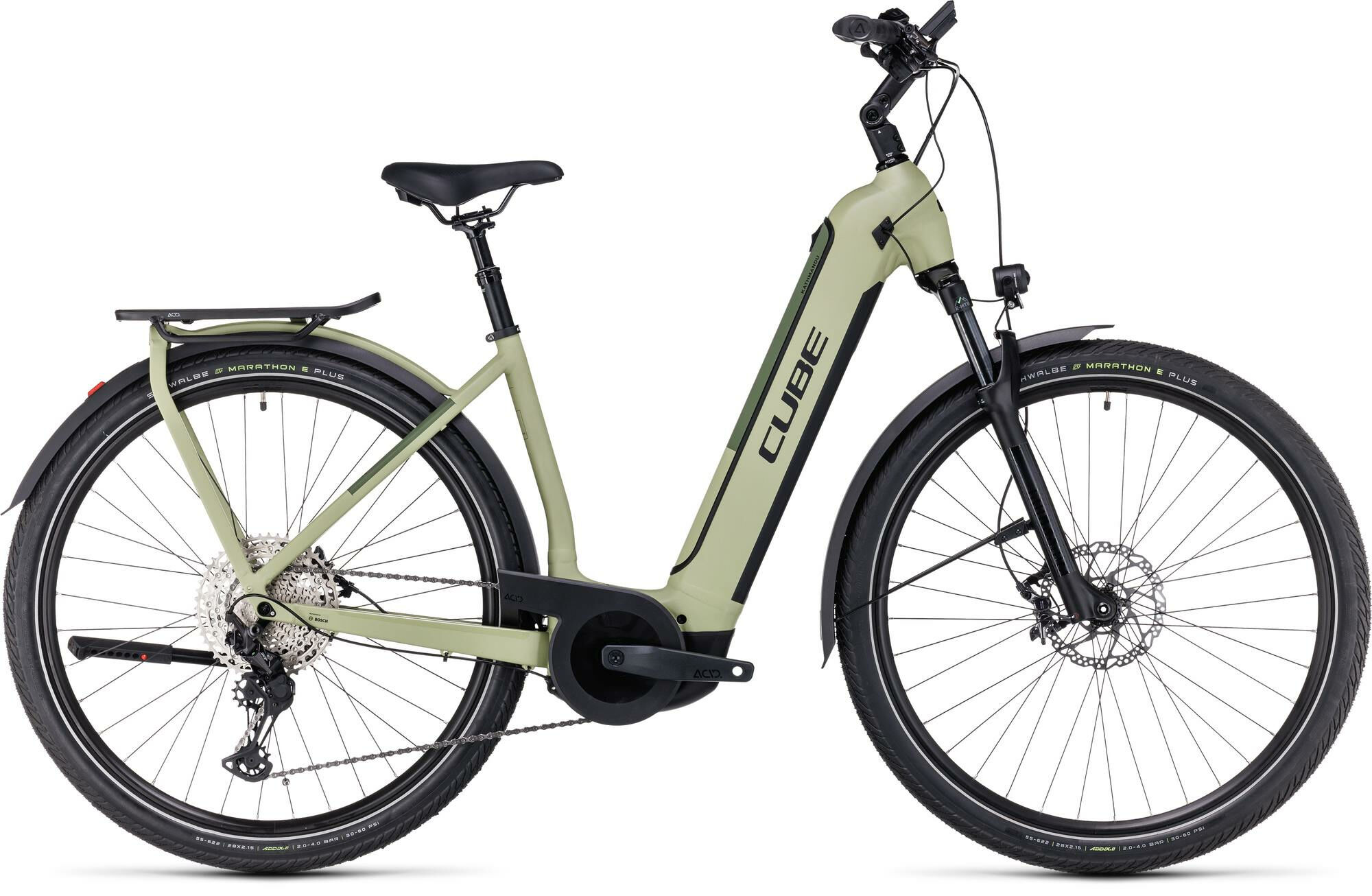 Cube Kathmandu Hybrid SLX 750 green´n´olive 2024 28"; 750 Wh Wave