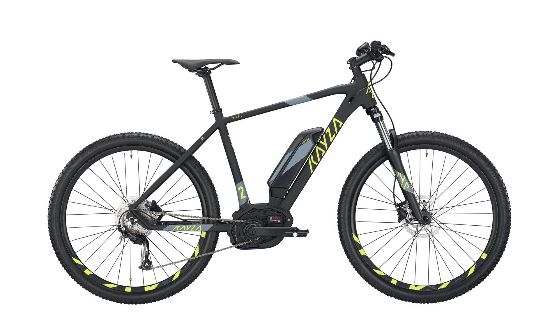 Kayza HYDRIC 2 black matt/yellow 2020 27,5"; 400 Wh Diamant