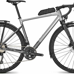 Focus ATLAS 6.7 EQP Nepalsilver glossy / Steelgrey glossy 2024 28"; Diamant