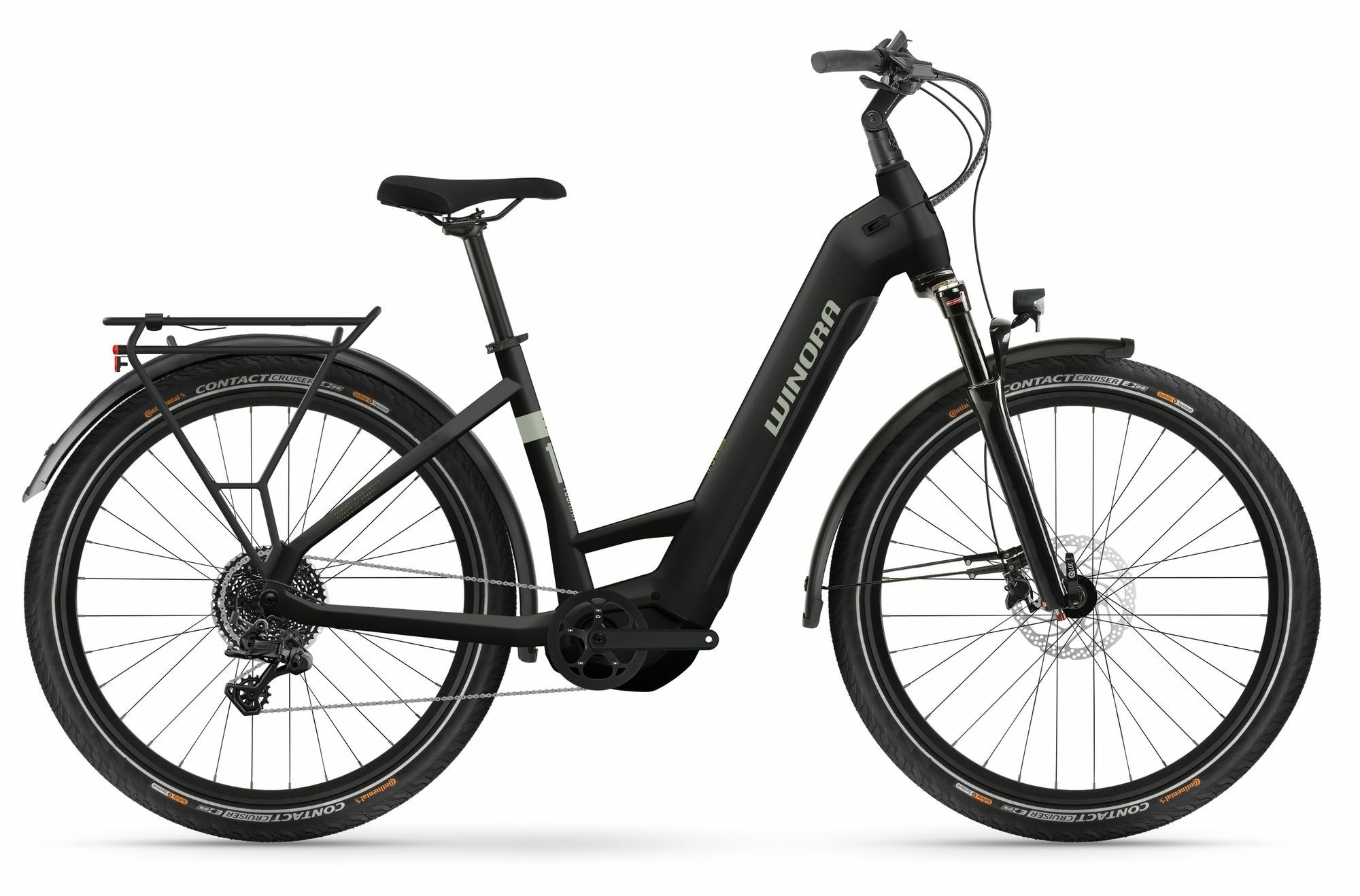 Winora Yucatan X10 Black matte 2024 27,5"; 720 Wh Wave
