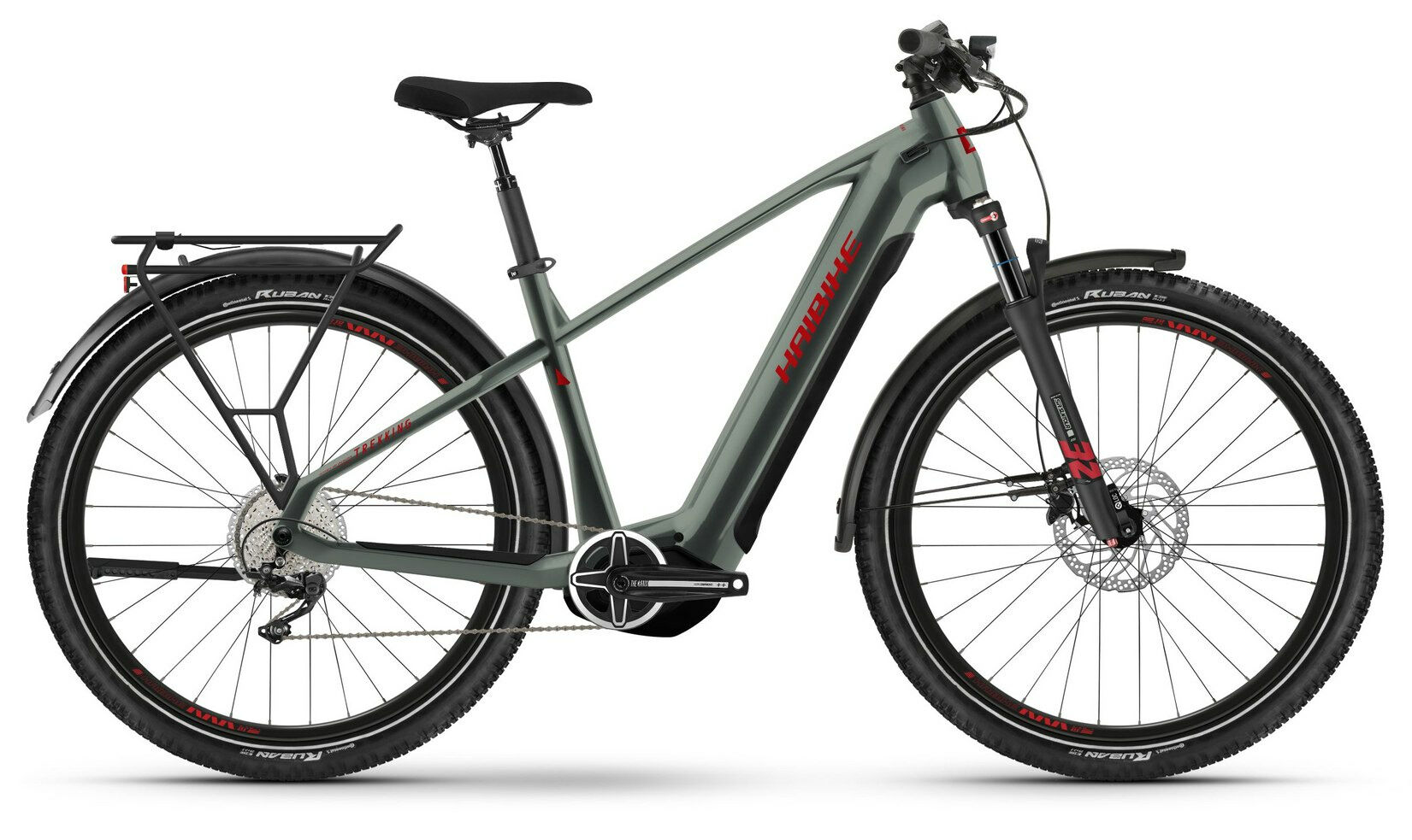 Haibike Trekking 5 olive/red-gloss 2023 27,5"; 720 Wh Diamant