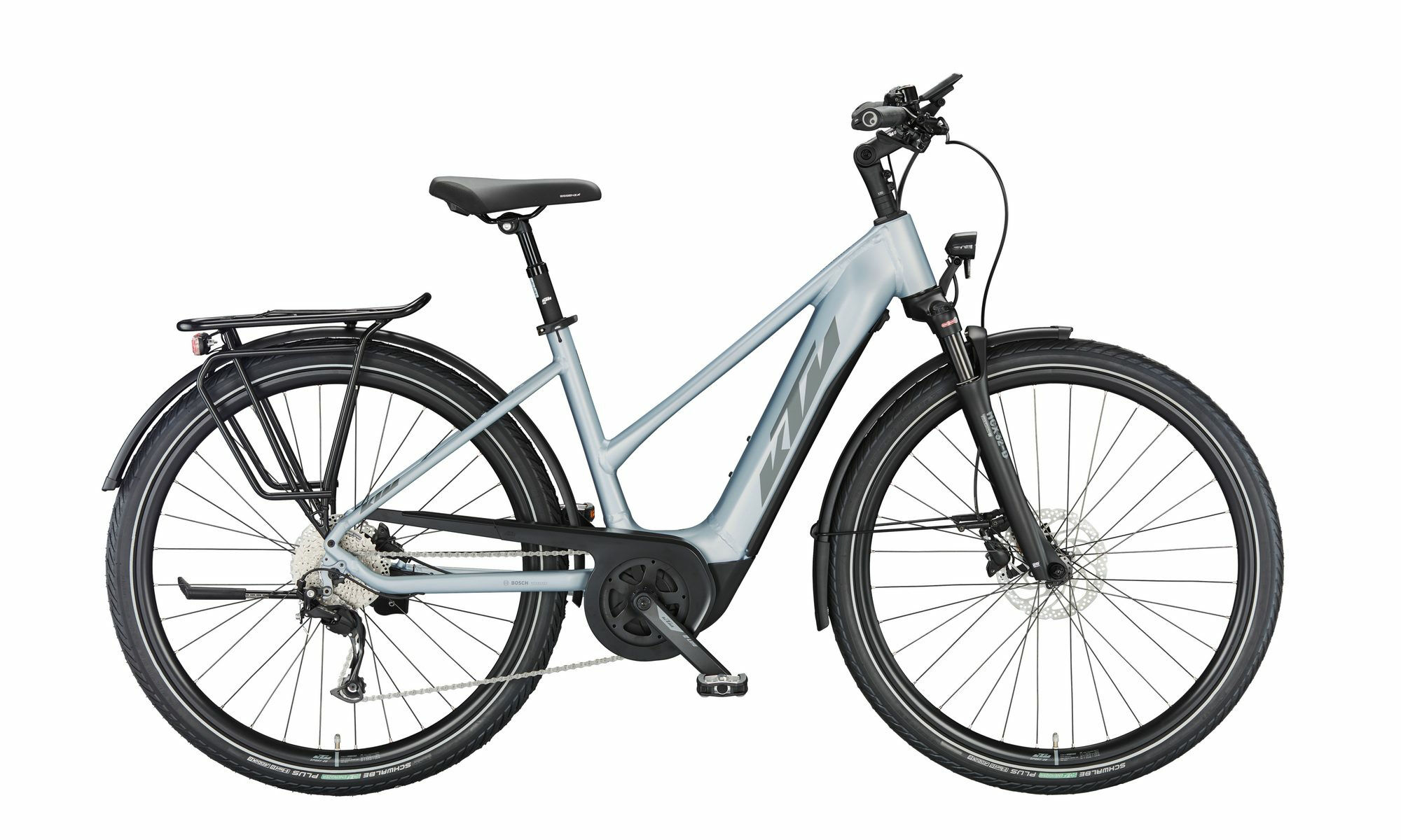 KTM MACINA TOUR P510 azzurro silver matt (grey+blue) 2023 28"; 500 Wh Trapez