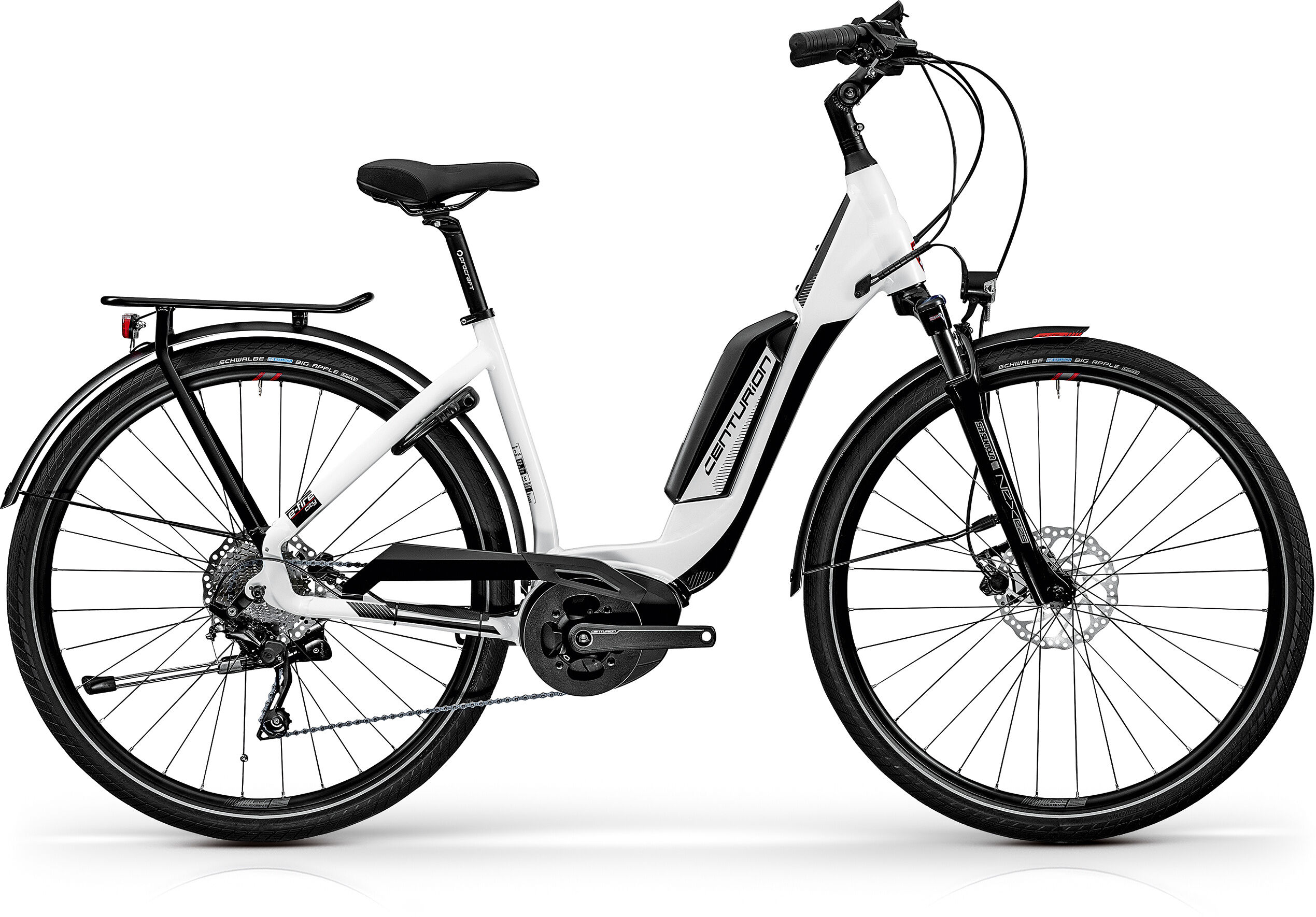Centurion E-Fire City R850.28 polarweiss 2022 28"; 500 Wh Wave