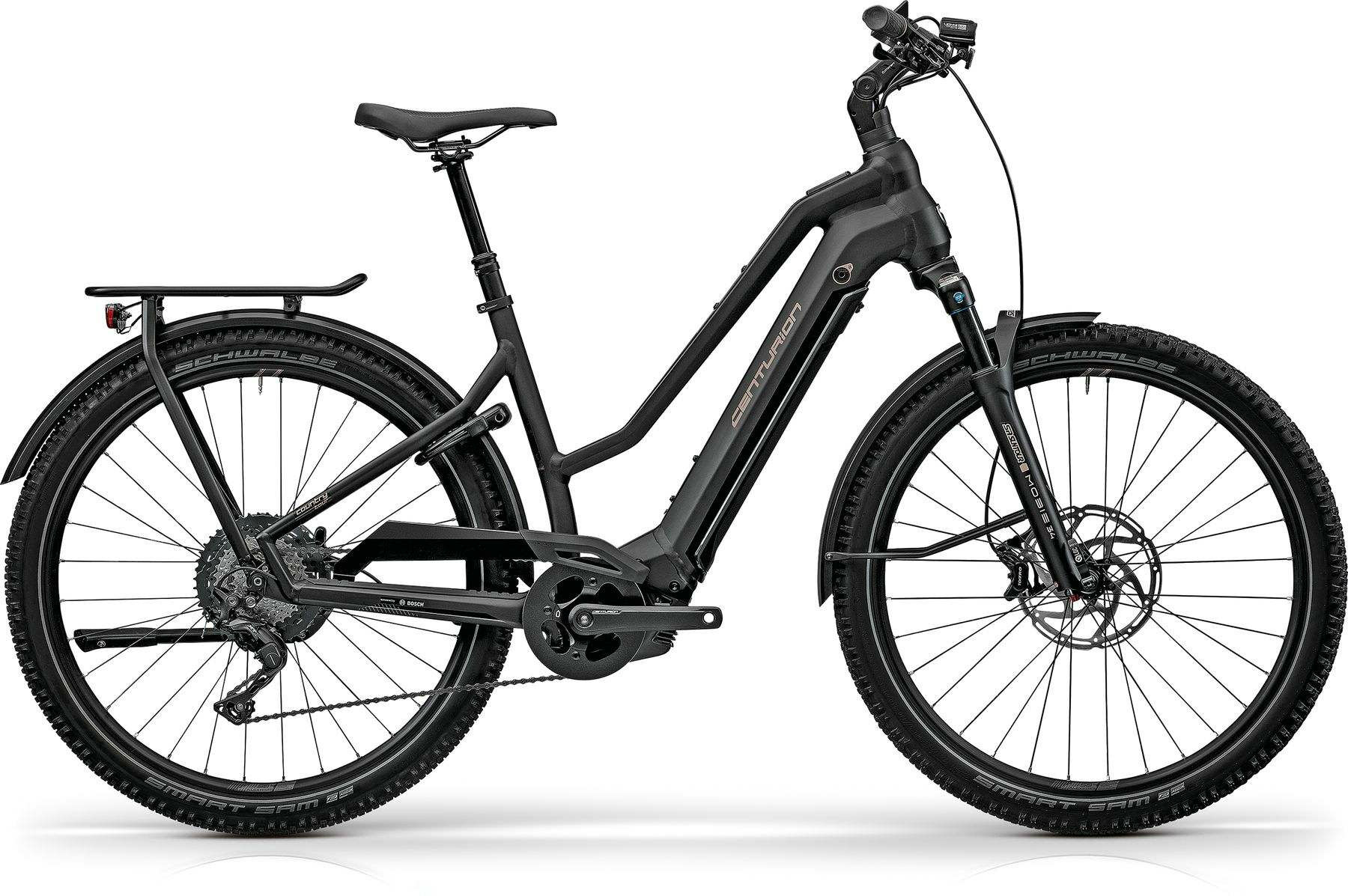 Centurion Country Tour R2600i mattschwarz 2024 27,5"; 625 Wh Trapez