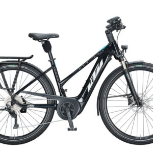 KTM MACINA TOUR P610 Metallic Black ( White Blue ) 2021 29"; 625 Wh Trapez