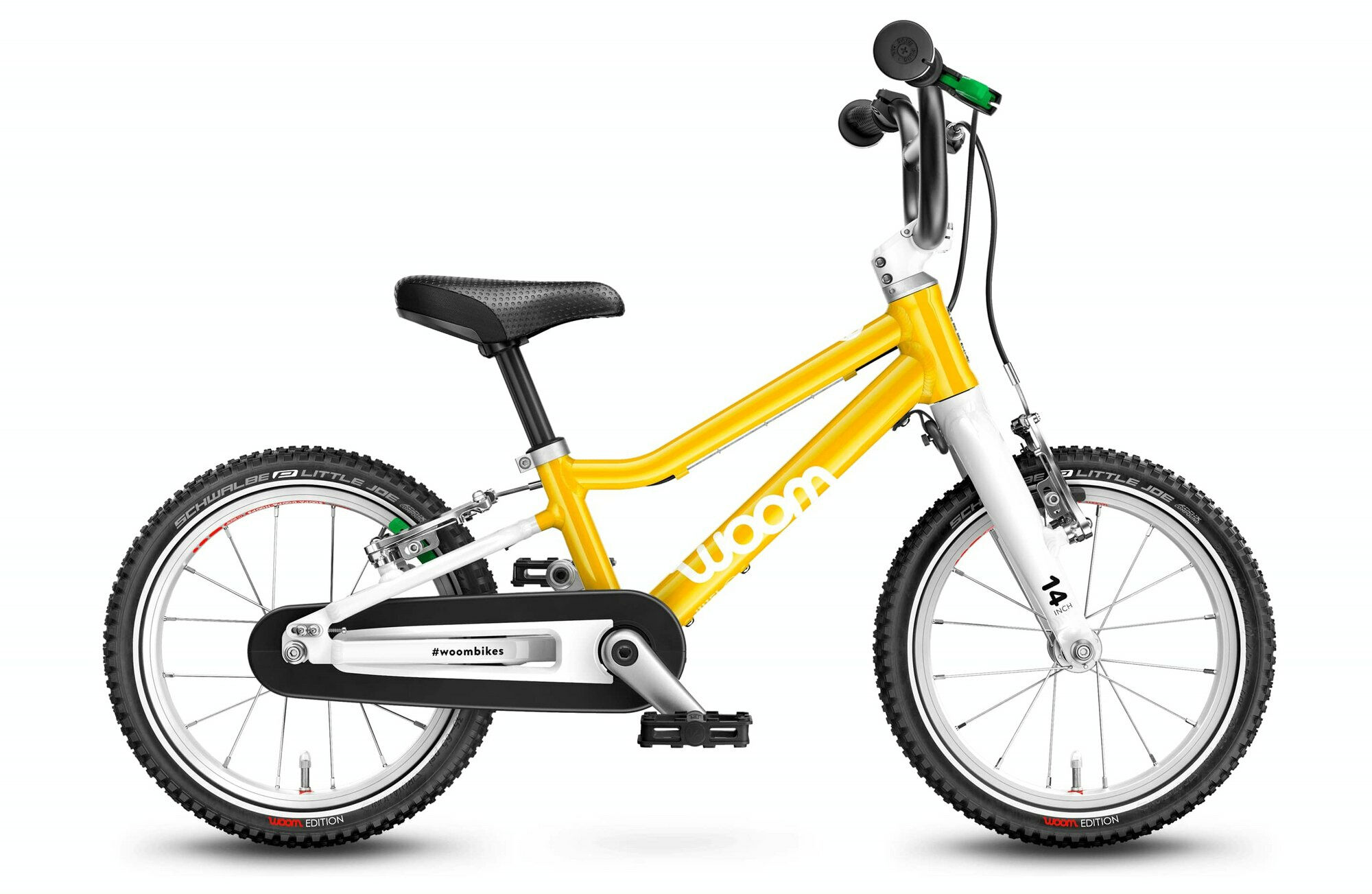 Woom Original 2 sunny yellow 2023 14"; Diamant