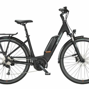 KTM MACINA FUN A510 black matt (grey+orange) 2023 28"; 500 Wh Wave