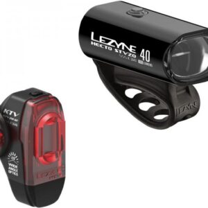 Lezyne Fahrradbeleuchtungsset Hecto Drive 40 + KTV STVZO