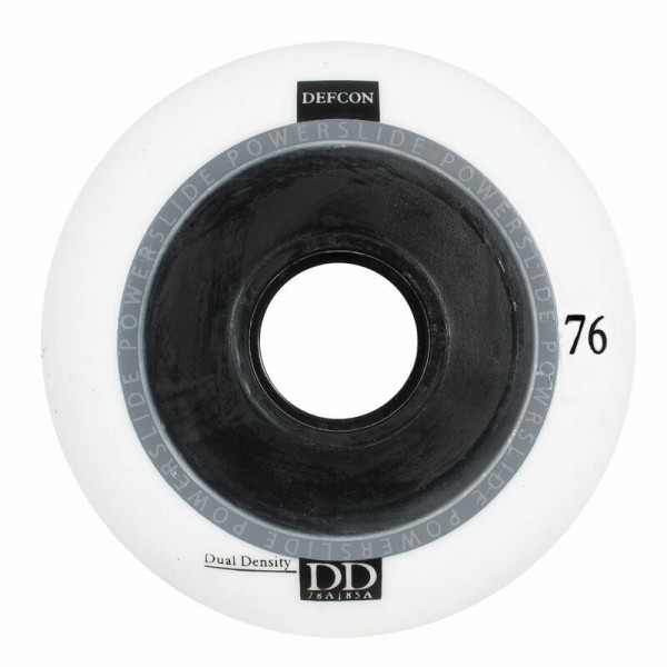 Powerslide Defcon Wheels 76mm white