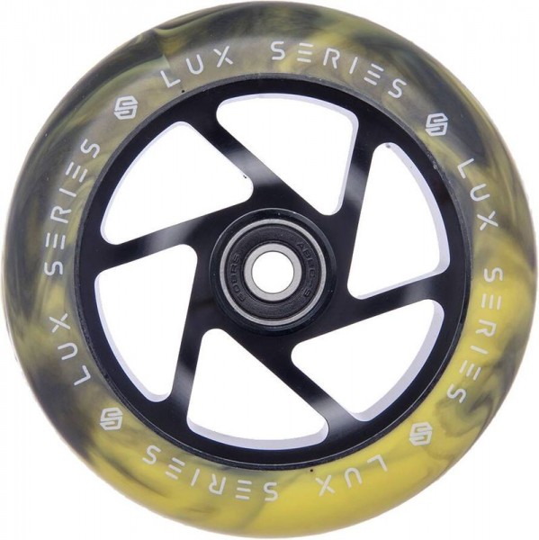 Striker Wheels Lux 110mm Black/Yellow
