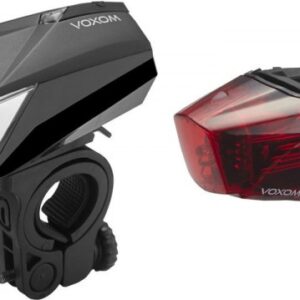 Voxom Fahrradbeleuchtung Set LV10/LH6