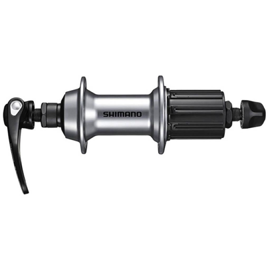SHIMANO Hinterradnabe FH-RS400 36 Loch Schnellspanner Silber