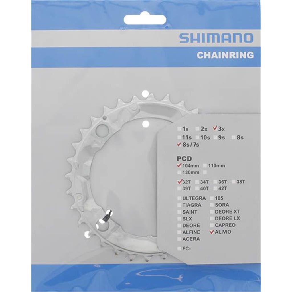 SHIMANO Kettenblatt ALIVIO FC-M410, FC-M415 32 Zähne