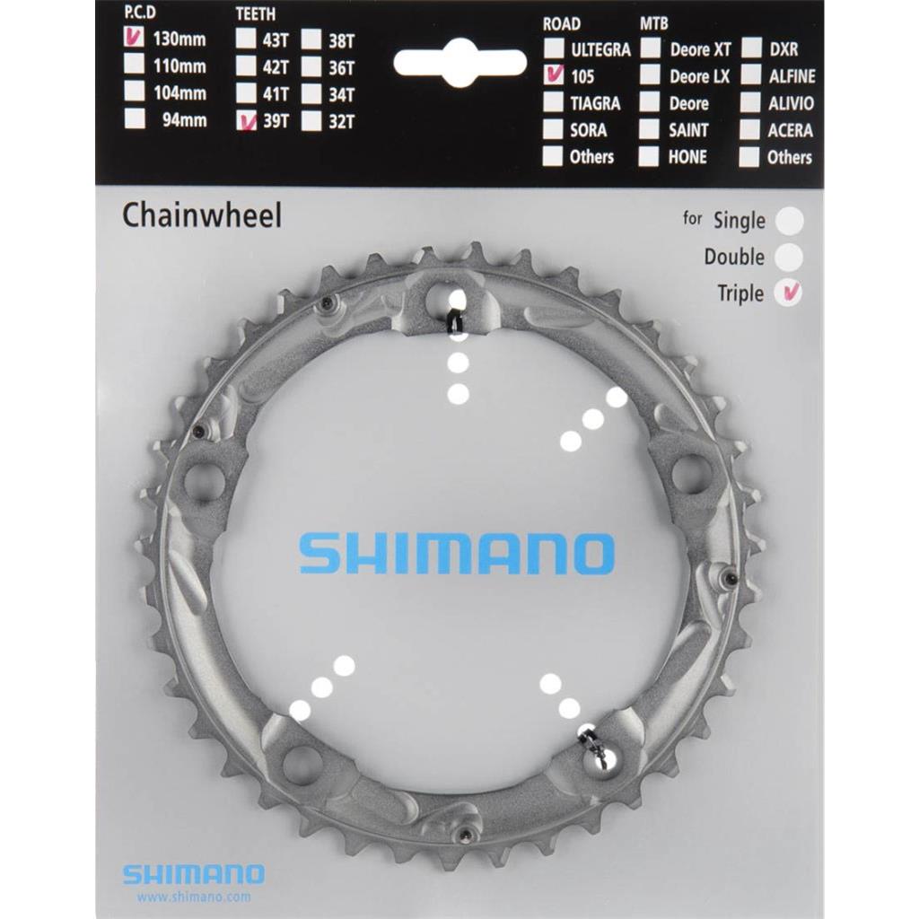 Shimano Kettenblatt 39Z.5703 3f. Silb.