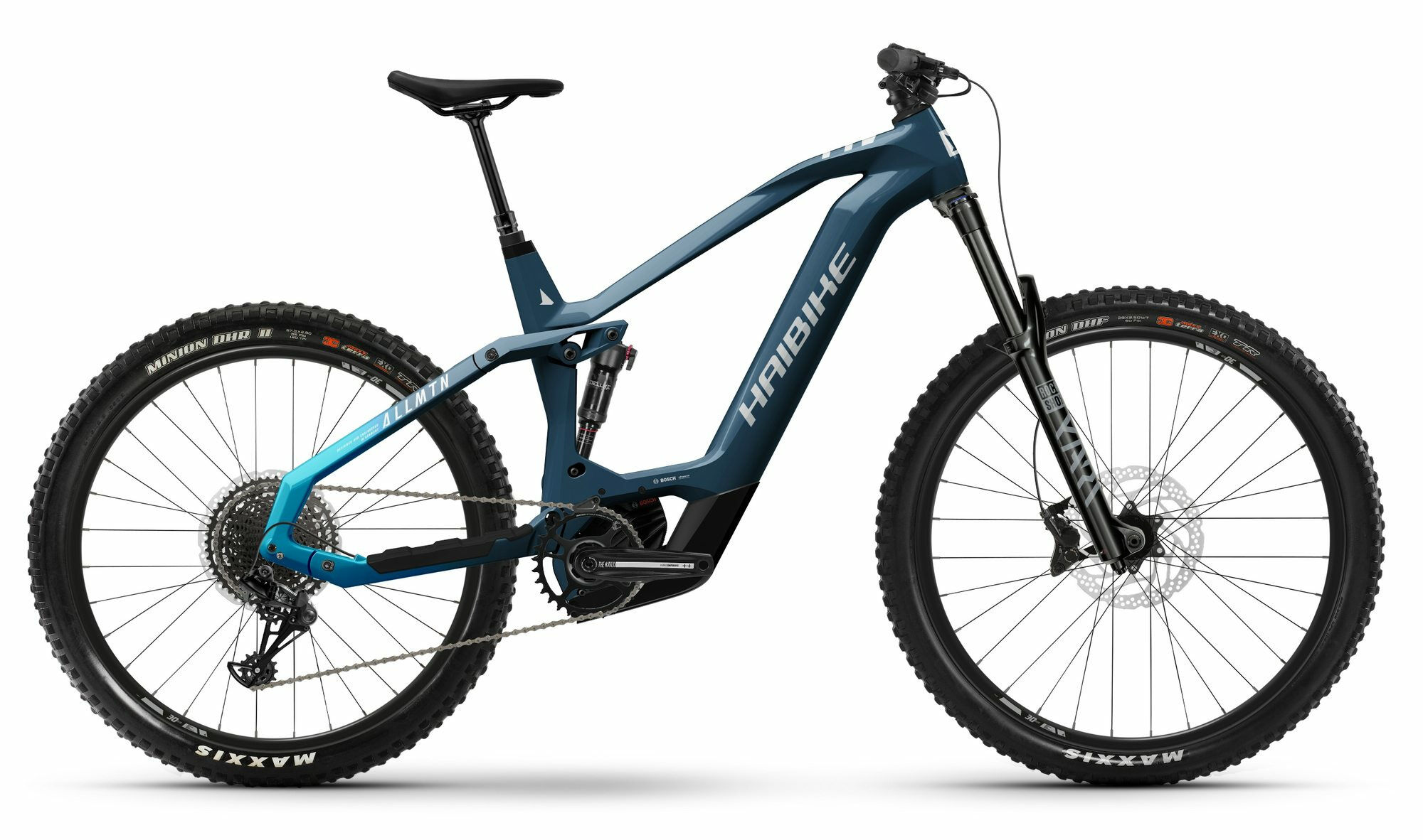 Haibike AllMtn CF 9 gloss fade blue white 2024 29";/27,5"; 750 Wh Diamant