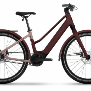 Winora iRide Pure R5f red velvet matt, rose tan matt 2024 27,5"; 400 Wh Trapez